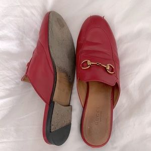 WOMEN'S GUCCI PRINCETOWN LEATHER SLIPPER